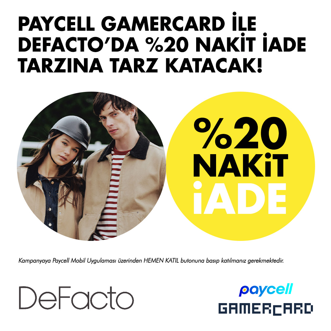 Paycell GAMERCARD DeFacto
